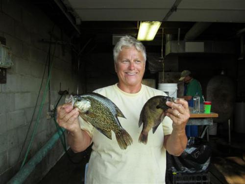 crappie caught by a guest of rutting ridge motel